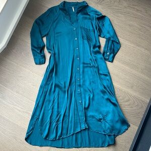 Young Fabulous & Broke SCARLET SHIRT DRESS